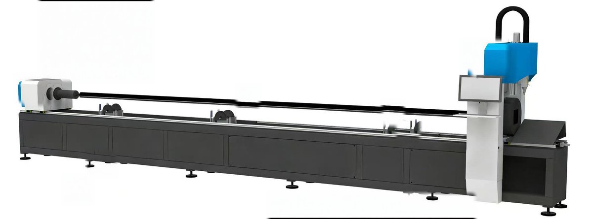 TG12 — Laser Tube Cutter with Two Chucks